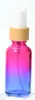 Frasco Spray de Vidro Gradiente 30ml Pronto para Exportação Frasco de Perfume Frasco de Hidratação com Borrifo Fino Frasco Dosador para Cosméticos