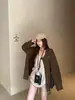 Cardigan Jacket Protetor Solar Estilo Preguiçoso Fino para Mulheres, Outono 2026 Novo Casual Solto Emagrecedor Versátil Simples Top