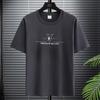 Playera de Manga Corta de Seda de Hielo de Verano para Hombre de Secado Rápido Versátil Holgada Talla Grande Camiseta Casual de Moda para Hombre Camiseta de Cuello Redondo
