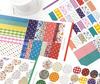 Corea del Sur papelería puntos pegatinas de lona pegatinas DIY 4 hojas