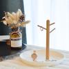 Bandeja para llaves de escritorio, estante para llaves de entrada de sala de estar, bandeja de almacenamiento para cosméticos y artículos diversos de escritorio, bandeja para refrigerios, postres y frutas