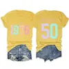 Capítulo 50 vintage 1976 Amazon Wish sitio independiente moderna y cómoda camiseta de mujer de cuello redondo y manga corta