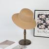 Sombrero de Paja de Verano para Mujer Amazon Sombrero de Copa Plana Vacaciones en la Costa Sombrero de Paja de Playa Sombrilla Protector Solar DIY Hecho a Mano Venta al por Mayor