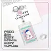 Portatarjetas transparente al por mayor para estudiantes, portatarjeta con tapa deslizante, estuche para tarjeta de campus y tarjeta de comida, funda protectora anti-pérdida para tarjetas de autobús y de acceso