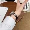 Correa de Reloj de Metal con Hebilla de Mariposa en Forma de Diamante Adecuada para Apple Watch iWatch Ses111098 Correa de Reloj
