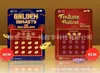 Boletos de Lotería Personalizados Rasca y Gana para Países Extranjeros, Antifalsificación y Antifiltración de Luz, Impresión Personalizada de Boletos de Lotería de Papel Negro de Núcleo Alto Grado Holográfico