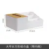 Caja de pañuelos veta de madera hogar sala de estar mesa de café caja de papel para control remoto escritorio soporte para bolígrafos multifunción compartimento caja de almacenamiento