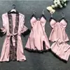 Conjunto de Lingerie Sexy Transfronteiriço Europeu e Americano para Mulheres, Estilo Puro Desejo Qqny Pijama Sexy Roupa Íntima Feminina 4
