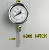 Termómetro Bimetálico de Acero Inoxidable WSS-311/313BF Medidor de Temperatura de Agua Tubería de Caldera Radial Hangzhou Huatong