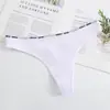 Ropa interior de mujer algodón sexy mujer tentación caliente sexy tiro bajo niña tanga de hilo suministro a largo plazo