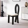 Mesa y Sillas de Comedor Vintage Estilo Francés, Silla de Maquillaje Sirena de Diseñador Nórdico con Respaldo, Silla de Madera Maciza de Uso Doméstico Estilo Wabi-Sabi de Mediados de Siglo