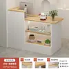 Balcão de Bar Caixa Pequeno Simples Loja Famosa na Internet Loja de Roupas Supermercado Loja de Chá com Leite Salão de Beleza Recepção Front Desk da Empresa