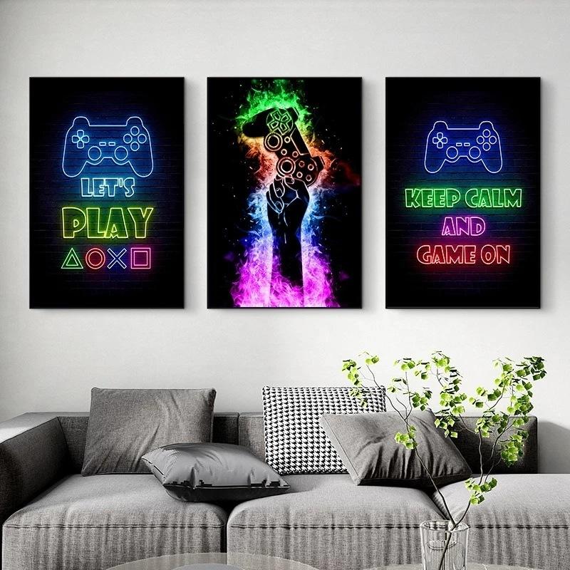 Neon-Gamers-Handle-Headset-Key