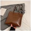 Bolsa Retro da Moda para Mulheres, Bolsa de Ombro de Grande Capacidade, Novo Modelo 2026, Bolsa Simples para o Dia a Dia, Bolsa Tote Versátil para Ombro, Tendência