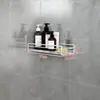 Estante de Almacenamiento para Baño sin Taladro, Estante de Esquina para Baño, Estante de Almacenamiento de Esquina para Ducha, Montado en Pared para Lavabo de Baño