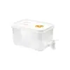 Tetera fría para refrigerador doméstico con grifo, capacidad de 5L, tetera de fruta de limón, tetera para bebidas y jugos, tetera fría