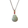 Colar com Pingente de Buda Abraçando Jade Hetian Natural Pingente de Jade para Casal Corda Esculpida e Finamente Gravada Venda por Atacado