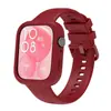 Correa de Silicona y Funda Protectora Qingfeng para Reloj Huawei Fit3, Hebilla del Mismo Color, Funda Protectora para Correa de Muñeca Estilo Mismo Fit3