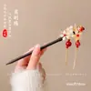 Grampo de Cabelo para Mulheres, Novo Estilo Chinês Estilo Antigo Dinastia Han Grampo de Cabelo com Borla, Grampo de Cabelo de Alta Qualidade na Nuca, Adorno de Cabeça para Saia Facial de Cavalo
