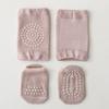 Rodilleras de verano para niños, rodilleras para gatear, calcetines de piso para bebés de 0-1-3 años, calcetines antideslizantes con dispensador para niños pequeños, calcetines para bebés
