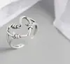 Anel de zircônio cor de renda de prata esterlina s925 estilo retrô estilo corte feminino design de nicho de luxo leve e elegante anel de alta qualidade
