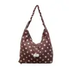 Bolso Tote de Moda para Mujer Otoño 2026, Gran Capacidad, Bolso Cruzado de Hombro con Lunares Único y Sencillo
