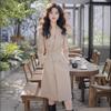 Vestido Elegante para Ocasión Formal para Mujer, Otoño 2026 Nuevo Traje Vestido Exquisito Hermoso Único Color Albaricoque de Alta Gama