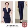 Novo vestido de verão para mulheres, roupas de trabalho, manga curta, gerente de hotel, departamento de vendas, joias, loja de ouro, shopping, roupas de trabalho