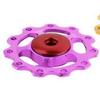 Roda Guia de Câmbio Traseiro de Mountain Bike Rolamento Anodizado CNC Coroa Acessórios para Bicicleta