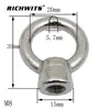 Tuerca de elevación estilo japonés de acero inoxidable 304 Tuerca de anillo de elevación JIS1169 tuerca de anillo aparejo de acero inoxidable