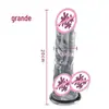 Cristal Feminino Artificial Macio e Inodoro com Ventosa Masturbador Brinquedo Sexual Adulto Mini