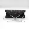 2025 Factory Transfronterizo Caliente Brillante con Purpurina Bolso de Noche para Dama Bolso de Boda Bolso Mensajero para Banquete Gran Capacidad