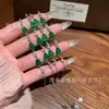 Venta al por mayor del fabricante: Pulsera de Calabaza de Jade Verde Natural Xiaohongshu con Incrustación de Plata S925, Nuevo Diseño de Estilo Chino