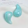 Coreano Dulce Joker Halo Polvo Brillante Gota de Agua Resina Accesorios Pendientes DIY Pendientes Collar Colgante Material Venta al por Mayor