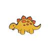 Comércio exterior bonito mini dinossauro série de cores de dinossauro broche de liga versátil acessórios crachá broche
