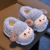 Nuevas Pantuflas de Algodón 2025 para Niños y Niñas, Lindas para Niños y Bebés, Bolsas Cálidas para el Hogar con Suela Gruesa y Felpa Antideslizante