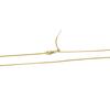 Popular Latón Dorado 18K Brillante Globo Burbuja DIY 26 Colgante Collar Inglés