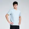 Camiseta Deportiva de Running Transpirable de Alta Elasticidad Secado Rápido con Logotipo Personalizado Impreso con Láser para Comercio Exterior Transfronterizo de Amazon