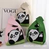 Venta Directa de Fábrica Panda Abuelo Mismo Estilo Panda Bolso de Punto Bolso de Mano Estilo Coreano Bolso Chaleco Almacenamiento Tote