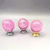 Manija de Bola de Burbuja de Cristal de Agujero Único de 30 mm Base de Aleación de Aluminio Manija de Puerta de Gabinete de Cocina Armario Manija de Cajón