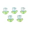 Pétalos de Tulipan de Acrílico Hojas Cuentas de Mano Material Pulsera Pendientes DIY Joyería Accesorios Decorativos Venta al por Mayor