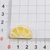 Ornamento de frutas de simulação de alta qualidade, três-dimensionais com gota de óleo, cereja, morango, uva, pêssego, melancia, limão, acessórios DIY, pulseira