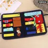 Suministro Transfronterizo de Tablero de Aprendizaje de Fieltro Niños Tablero Educativo para Niños Educación Temprana DIY Tablero de Aprendizaje Ocupado Multifuncional para Niños Libro Silencioso