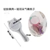 Molde para Pente de Resina DIY Cabo Longo Almofada de Ar Coração Oval Massagem Airbag Pente Molde de Silicone Atacado
