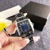 Reloj Cuadrado de Lujo Ligero de Nicho para Estudiante, Moda Retro con Números Romanos y Correa de Acero, Cuarzo, Exclusivamente para Ventas Transfronterizas