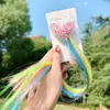 R Celebridad de Internet Transfronteriza Accesorios para el Cabello de Niños Unicornio Estrella Peluca de Colores Pasador Pinza de Pelo de Moño para Niñas Femenino