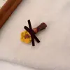 Nueva Horquilla de Hilo Floral con Acabado de Alta Gama, Pinza para el Cabello con Lazo de Terciopelo, Accesorio para el Cabello para Niñas con Flequillo Lateral