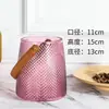Vaso Grande de Vidro Transparente Embossado com Alça para Arranjo de Flores, Flores Secas e Hidroponia, Adequado para Rosas e Cravos, Decoração de Hall de Entrada, Flores Secas