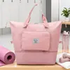 Bolsa de Viagem para Bagagem Dobrável Feminina para Viagem Curta Portátil Super Grande Capacidade Leve para Parto Viagem de Negócios Bolsa de Armazenamento de Bagagem