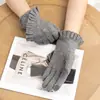 Luvas quentes de lã inverno femininas primavera e outono para dirigir andar de moto roupas com tela sensível ao toque luvas de caxemira fábrica de origem